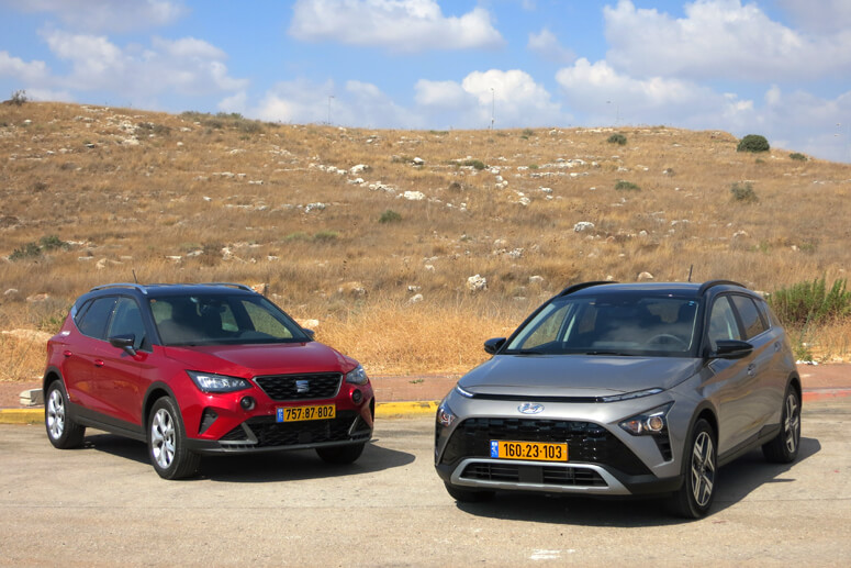 יונדאי באיון מול סיאט ארונה יונדאי באיון מול סיאט ארונה